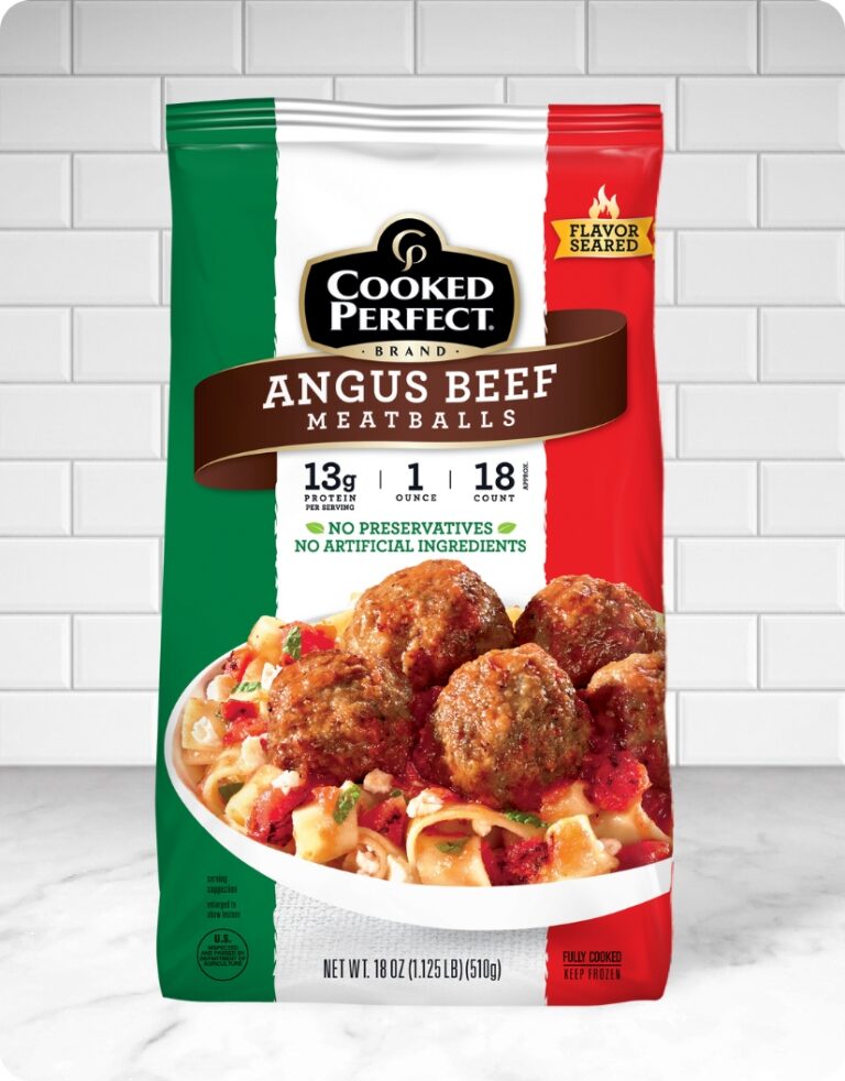 Cooked Perfect Angus Meatballs