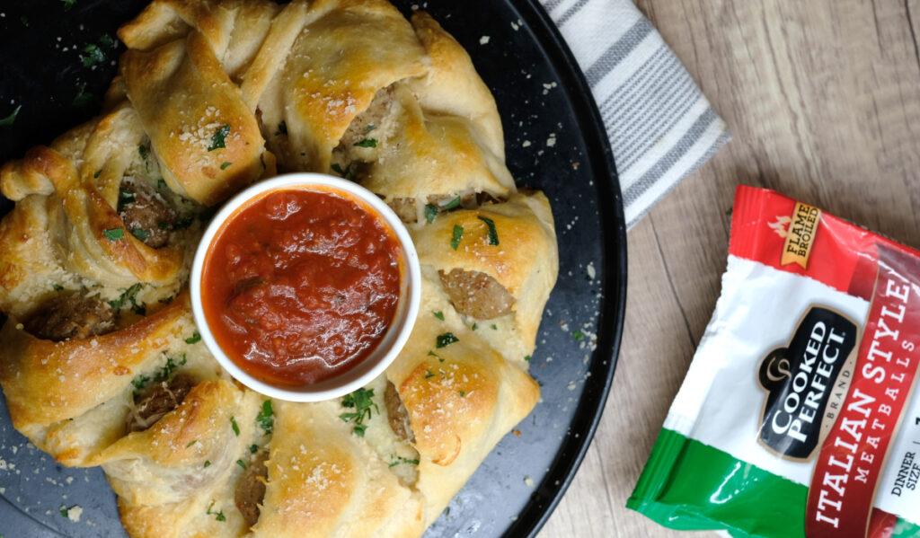 Meatball Crescent Ring