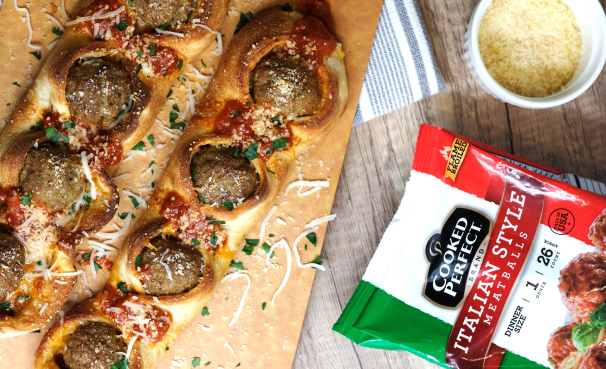 Italian Meatball Calzones