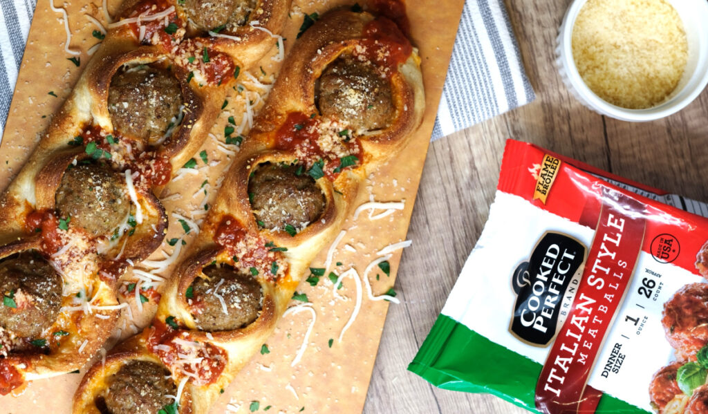 Italian Meatball Calzones