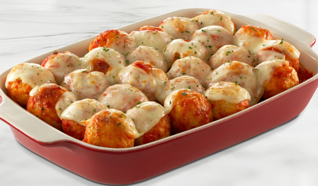 Chicken Parm Meatball Bites