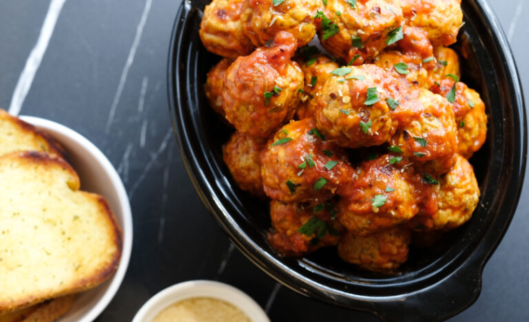 The Best Slow Cooker Italian Meatballs and Marinara Recipe