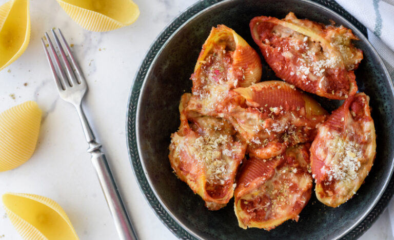 Meatball Stuffed Pasta Shells Recipe