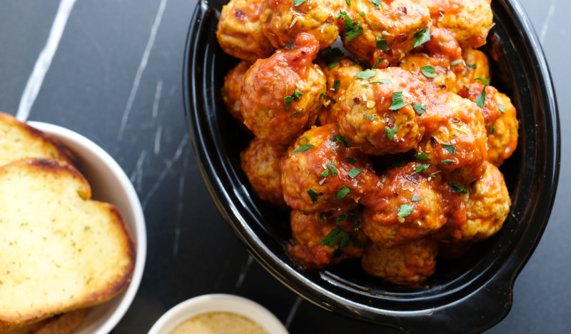 The Best Slow Cooker Italian Meatballs and Marinara