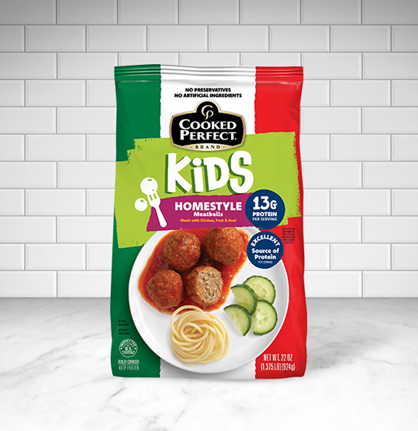 KIDS Homestyle Meatballs