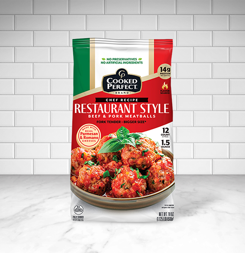 Cooked Perfect Restaurant Style Meatballs
