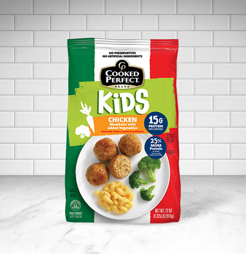 Kids Chicken Meatballs with added Vegetables