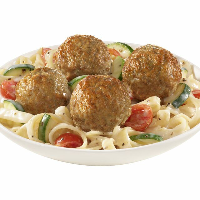 Turkey Meatballs Pasta Primavera Cooked Perfect